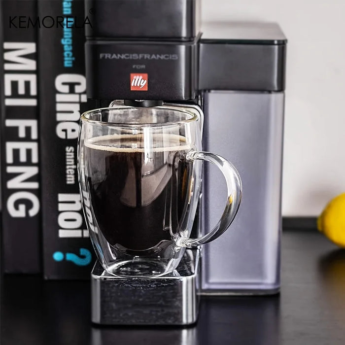 Dubbelwandige Koffie- & Theeglazen (350ml) – Geniet langer van elk warm moment
